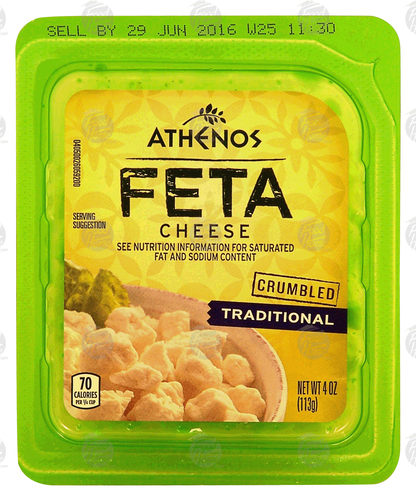 Athenos  crumbled traditional feta cheese Full-Size Picture